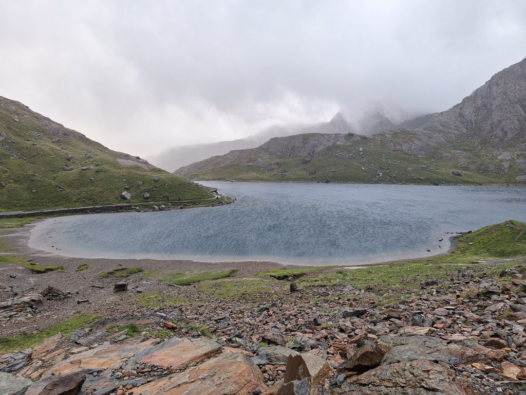 1st attempt at the climb just as the weather started to turn